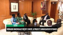 [#Reportage] Gabon : Hermann Immongault reçoit l’UNICEF, le PNUD et l’Ambassadeur de France