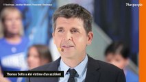 Thomas Sotto pris en charge à Paris, le journaliste partage une photo après une mauvaise aventure : Anne-Sophie Lapix réagit