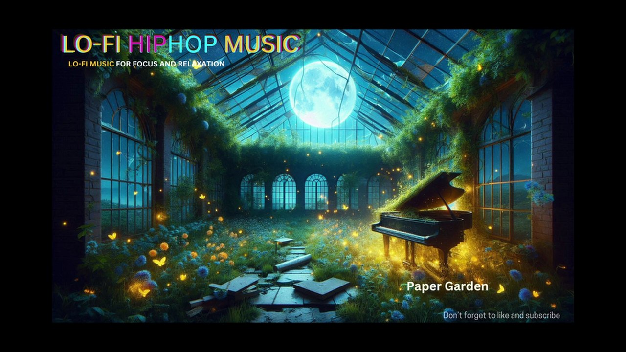 Lofi-HipHop Music- Music for Rest, Focus, Sleep, Motivation and Relaxation  Paper Garden