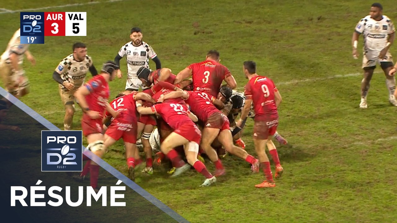 PRO D2 Saison 2025-2026 J19 - Résumé Stade Aurillacois - Valence Romans