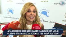 Ana Obregón reconoce haber hablado con Julio Iglesias tras las acusaciones: 