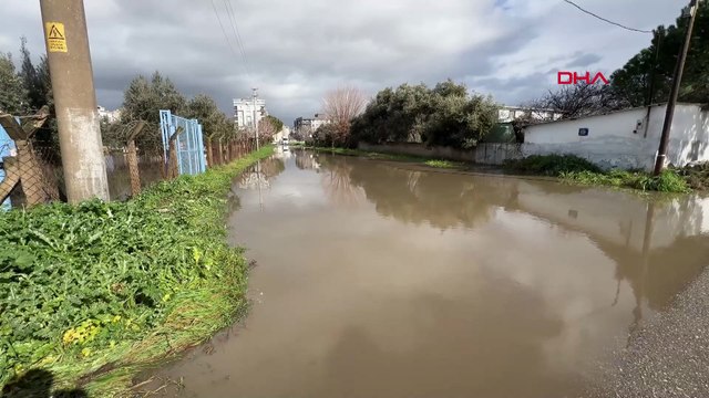 Aydın'da yollar göle döndü