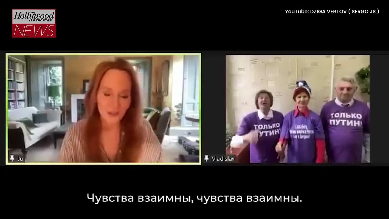 J.K. Rowling Pranked by Russians Impersonating Ukraine President Zelensky | THR News