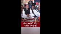 सीएम धामी ने मंदिर में की पूजा-अर्चना