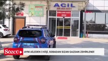 Aynı aileden 3 kişi, sobadan sızan gazdan zehirlendi