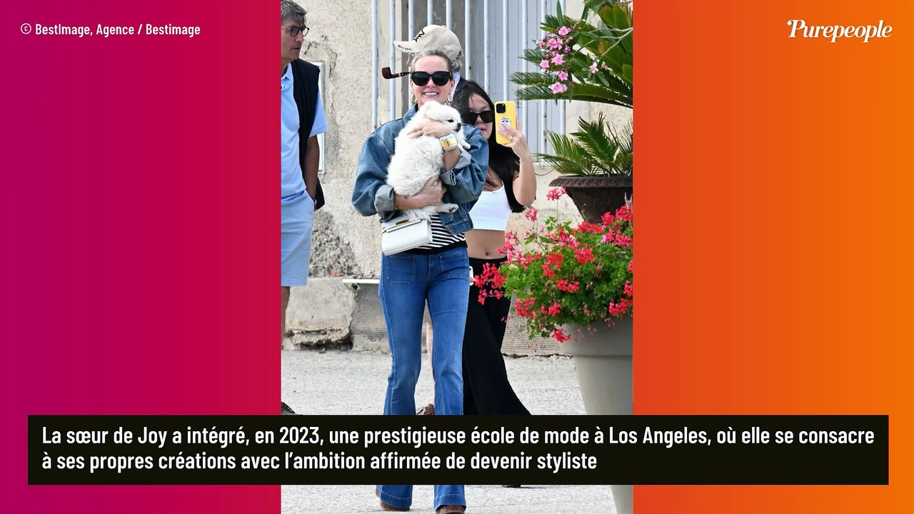 Jade Hallyday étudiante dans une école d'art : elle partage les premières images de ses créations de prêt-à-porter !
