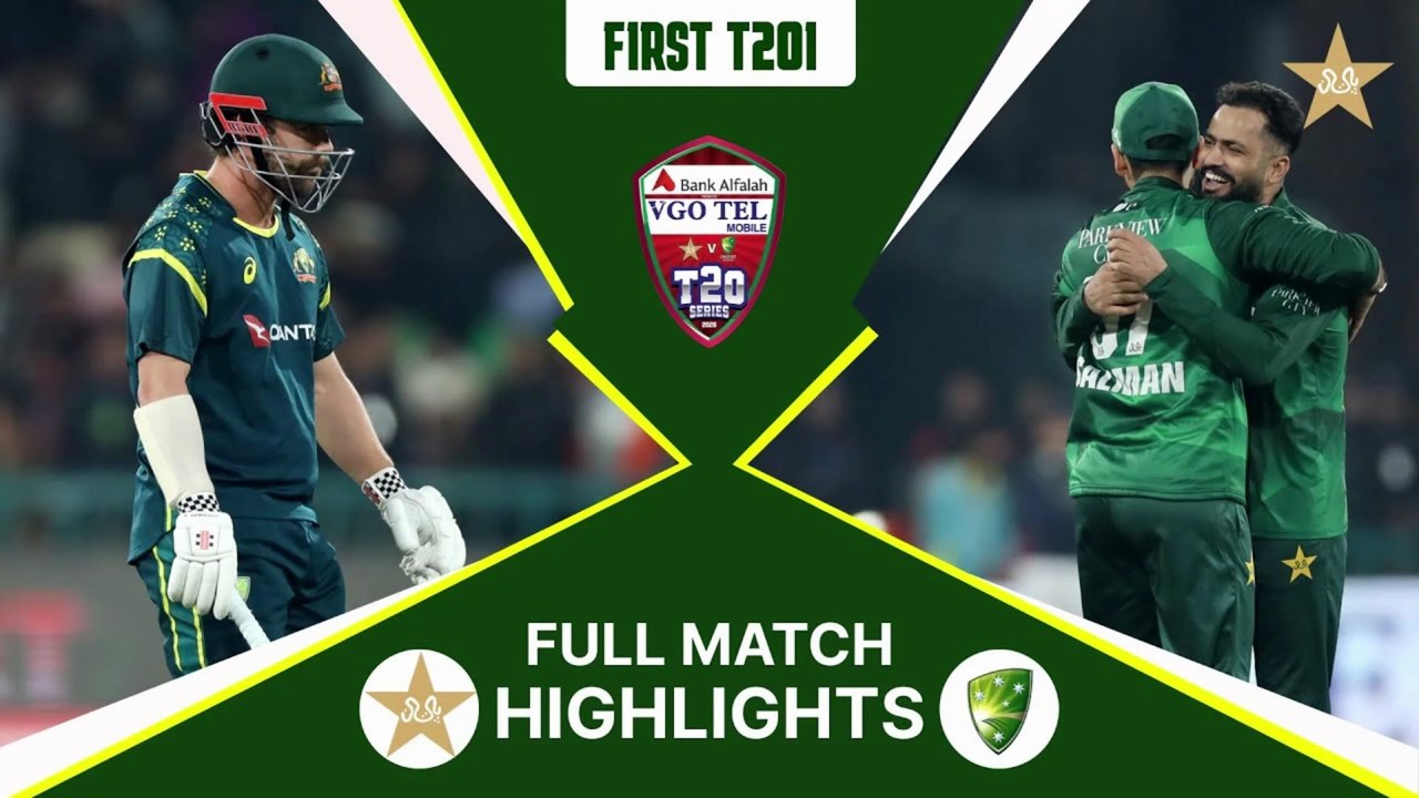 Pakistan vs Australia 1st T20I Full Match Highlights | PAK vs AUS T20 Series 2026