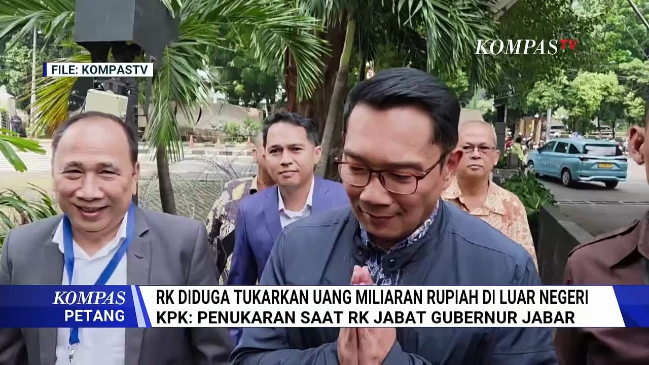 Terbaru! KPK Ungkap RK Diduga Tukar Uang Miliaran Rupiah di Luar Negeri, Terkait Korupsi Bank BJB?