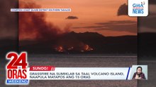 15-hour grassfire ravages Taal Volcano Island | 24 Oras Weekend