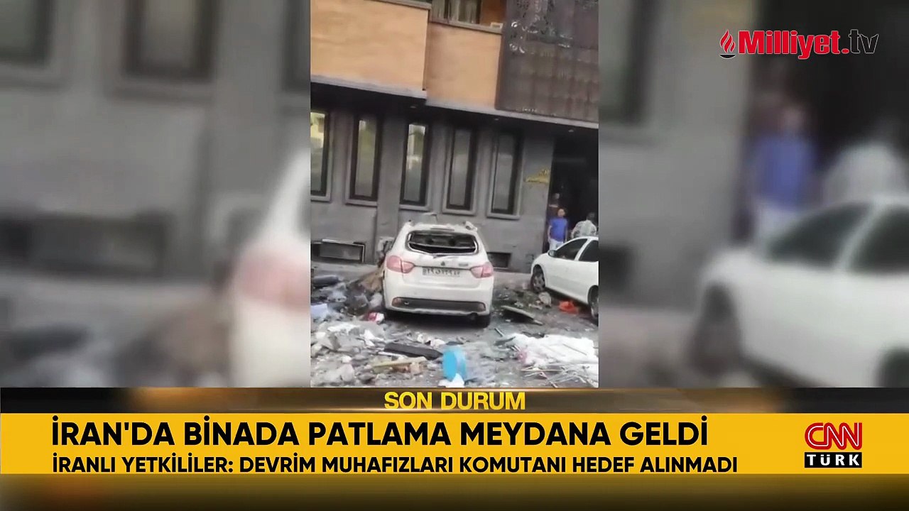 İran'da bir binada şiddetli patlama! Can kaybı var