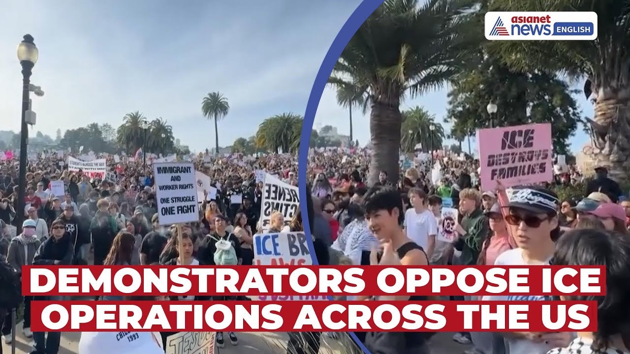 Demonstrators Rally Against ICE Operations in Major US Cities | Immigration Protests