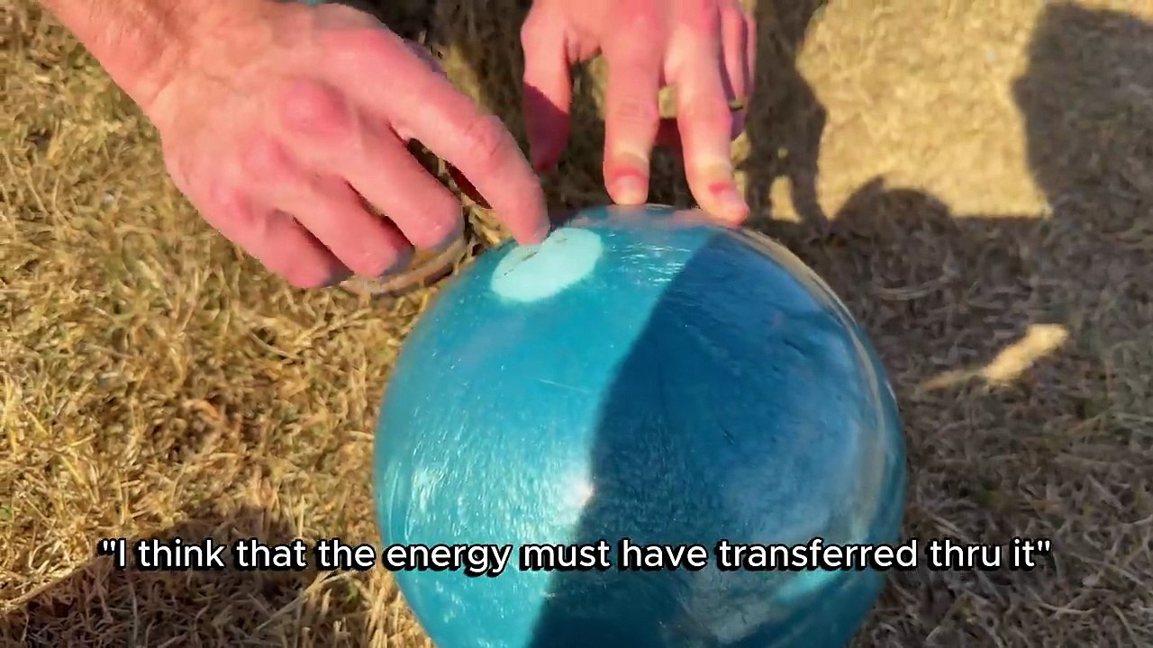 Can a Bowling Ball Stop a 50 Cal Sniper Rifle？