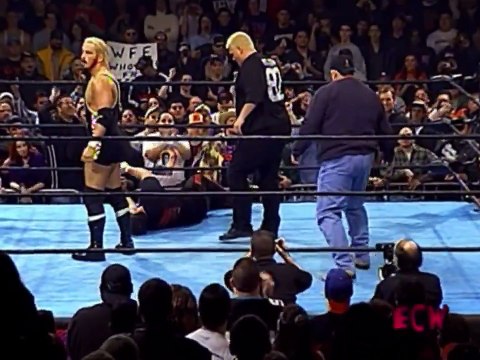 History of ECW - Dusty Rhodes saves Tommy Dreamer ECW Hardcore TV January 22nd, 2000