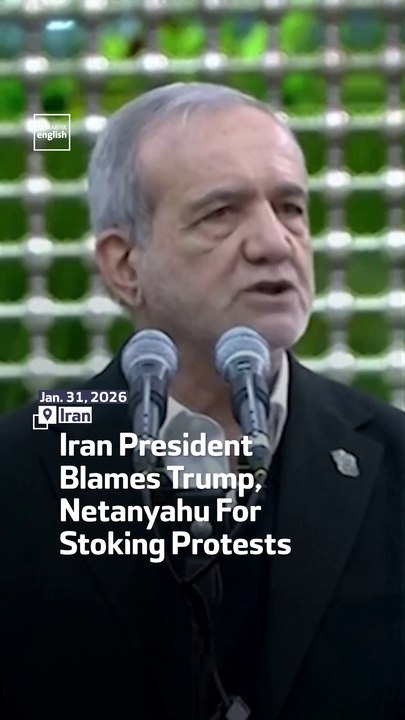 Iran President Blames Trump, Netanyahu For Stoking Protests