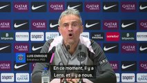 PSG - Luis Enrique aime la pression mise par Lens