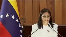 Delcy Rodríguez propone una 