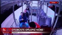 Mardin'de otobüste epilepsi nöbeti geçiren yolcu koltuktan düştü