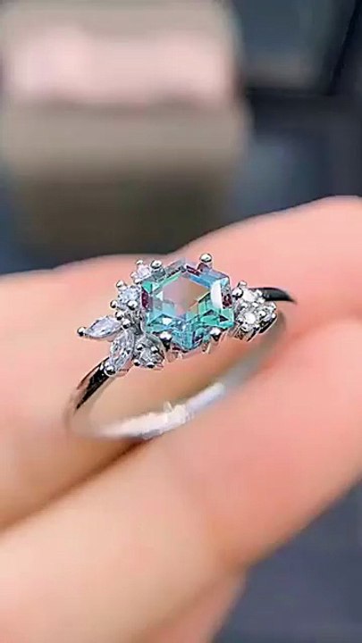 925 Silver Alexandrite Ring for Women | Elegant Wedding Jewelry Review