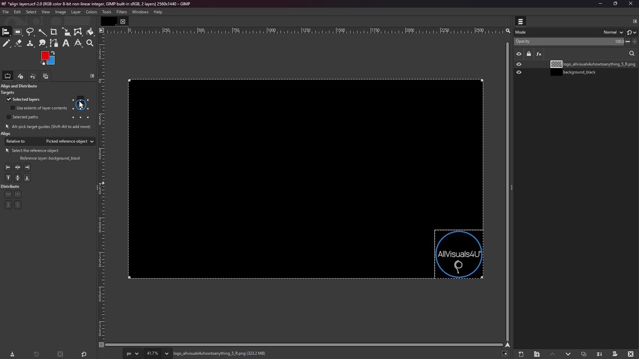 🎯 Alignment Tool Gimp - GIMP Align Layers - GIMP Align Tool - GIMP Center Layer On Canvas