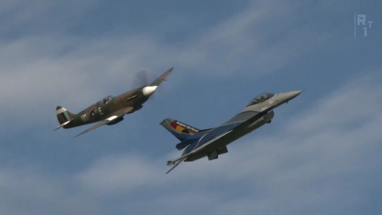 F-16 BAF et SPITFIRE 🤩BEST OF🤩Florennes Air Base