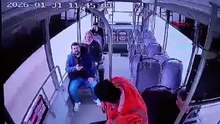 Yolcu epilepsi nöbeti geçirdi! Halk otobüsünde korku dolu anlar