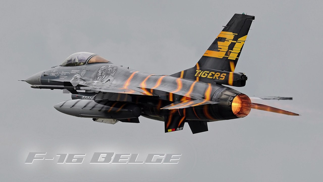 F-16 TIGER BAF 💥Take Off 💥 Florennes Air Base
