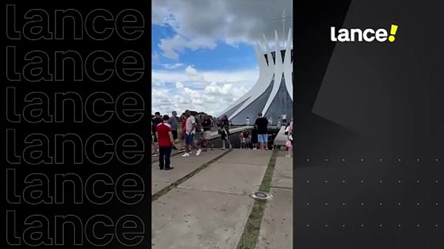 Torcedores do Corinthians em Brasília.