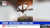 Une puissante tornade a eu lieu à Mios en Gironde, plus de 200 maisons sont concernées