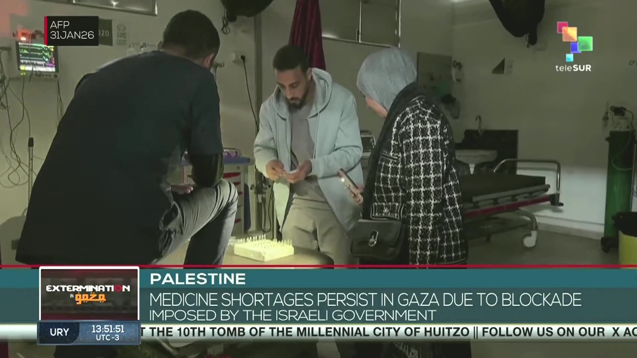 Palestine | Medicine shortages persist in Gaza due to blockade imposed by the Israeli government