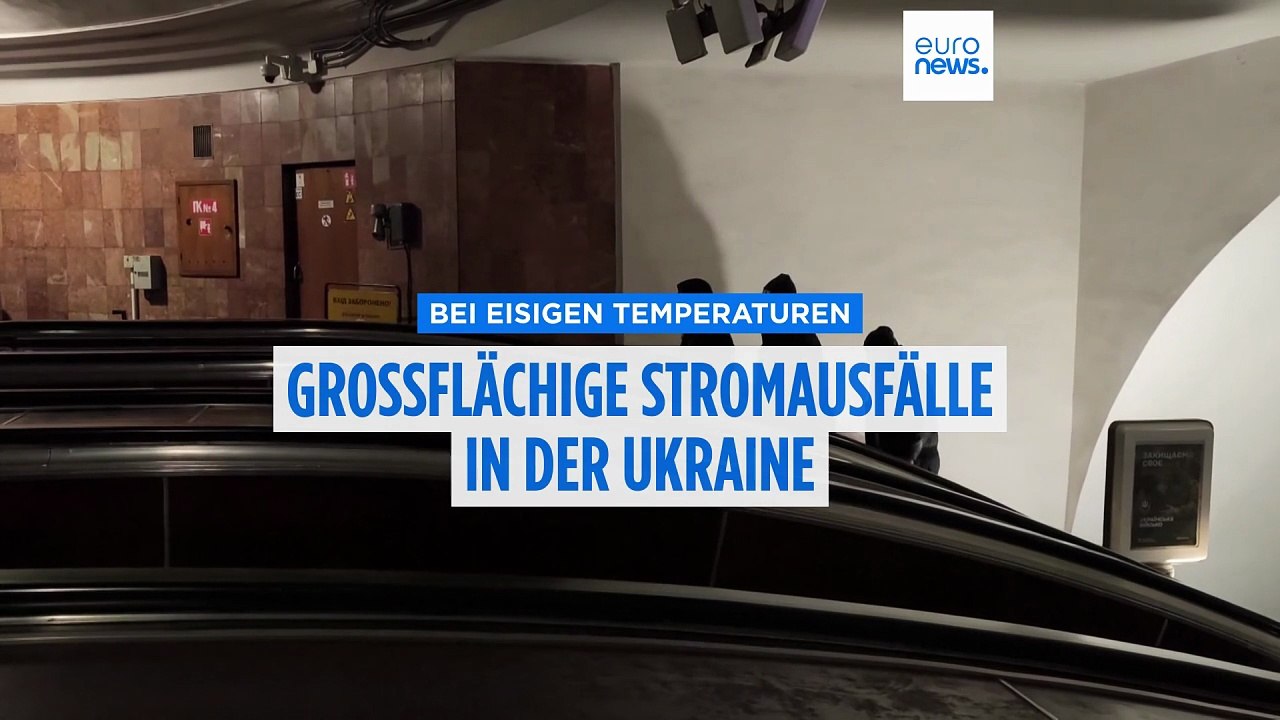 Massenstromausfall und wasserknappheit in der ukraine
