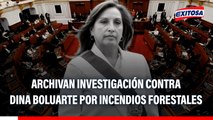 Archivan investigación contra Dina Boluarte y sus exministros por incendios forestales 2024: 