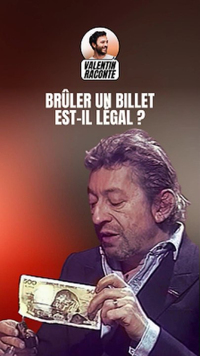 En même temps il faut être complètement débile pour détruire un billet de banque… 😌