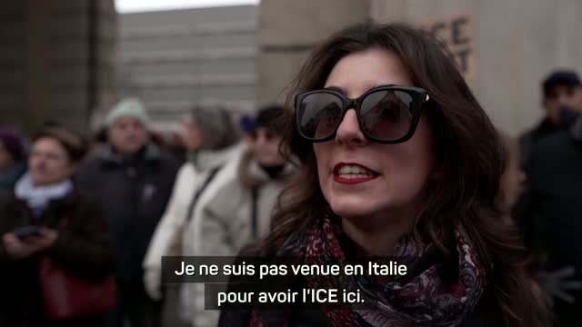 JO 2026 - Des manifestations à Milan contre la venue de l'ICE