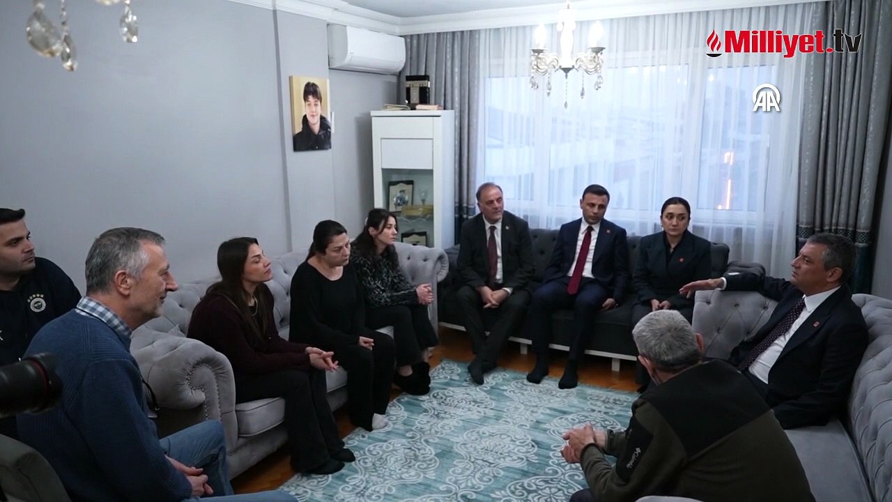 CHP Genel Başkanı Özel'den Atlas Çağlayan'ın ailesine taziye ziyareti