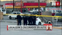 Hallan tres cuerpos calcinados dentro de un auto en Villa del Campo