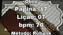 Página: 17 Lição: 07 - Oboé [70 bpm]