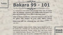 Esad Mansur - Bakara Suresi Tefsiri 99-101