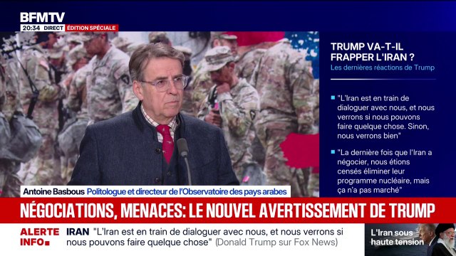 L'Iran veut négocier avec les États-Unis pour échapper aux frappes , explique Antoine Basbous, directeur de l'Observatoire des pays arabes