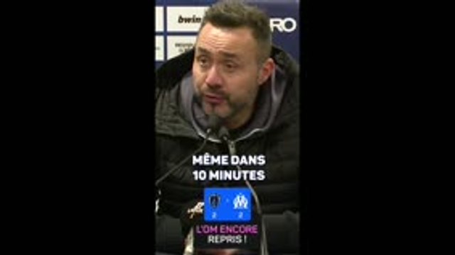 Marseille - De Zerbi : J'ai l'habitude de manger de la merde !