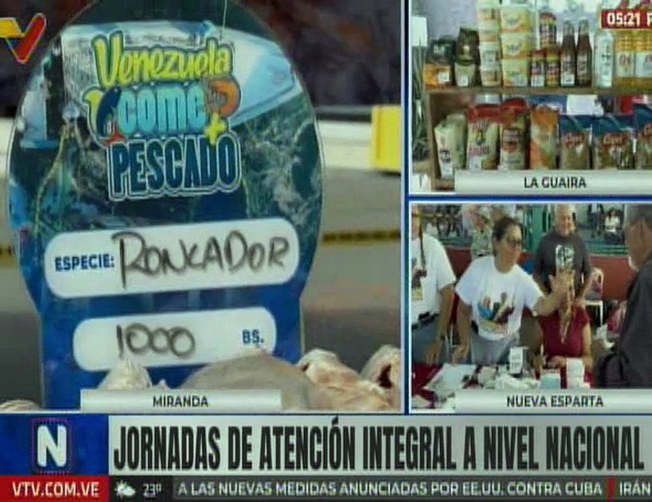 Miranda | "Plan Venezuela Come Más Pescado" ofrece productos de calidad a precios asequibles