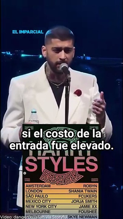 Zayn Malik lanza indirecta para Harry Styles
