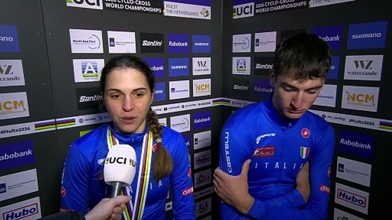 Cyclo-cross - Championnats du Monde UCI Rabobank 2026 - L'Italie 2e et en Argent sur la course de relais par équipes mixtes