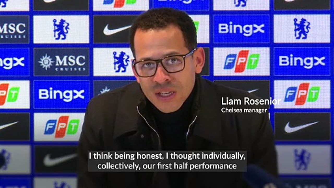 Liam Rosenior defends substituted Chelsea players after second-half comeback