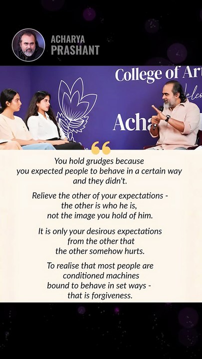 Forgiveness || Acharya Prashant