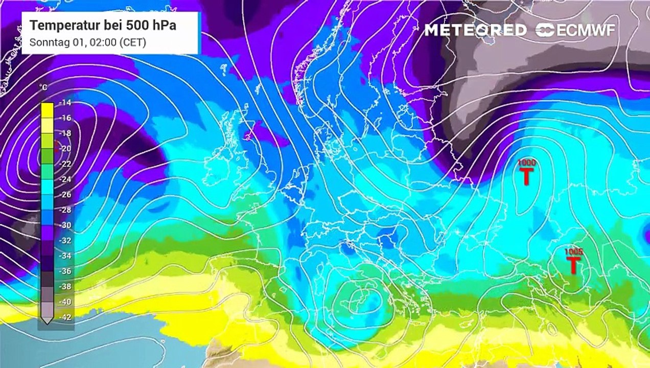 Kaltluft flutet immer mehr Teile Ost- und Mitteleuropas!
