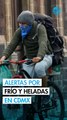 CDMX activa Alertas Naranja y Amarilla por frío y heladas para la madrugada del domingo