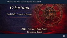 O Fortuna ( C. Orff | Carmina Burana ) Alto Voice-Over Solo