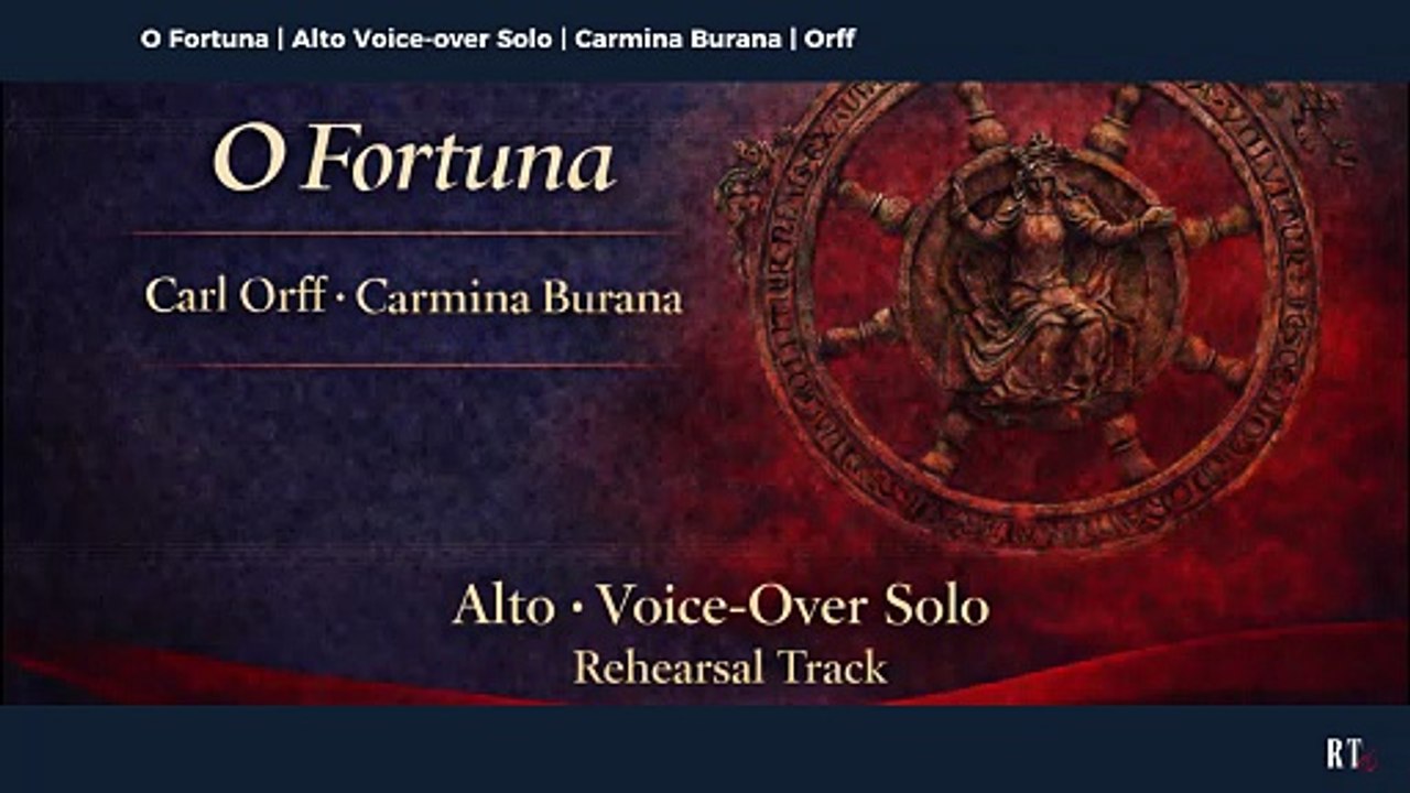 O Fortuna ( C. Orff | Carmina Burana ) Alto Voice-Over Solo