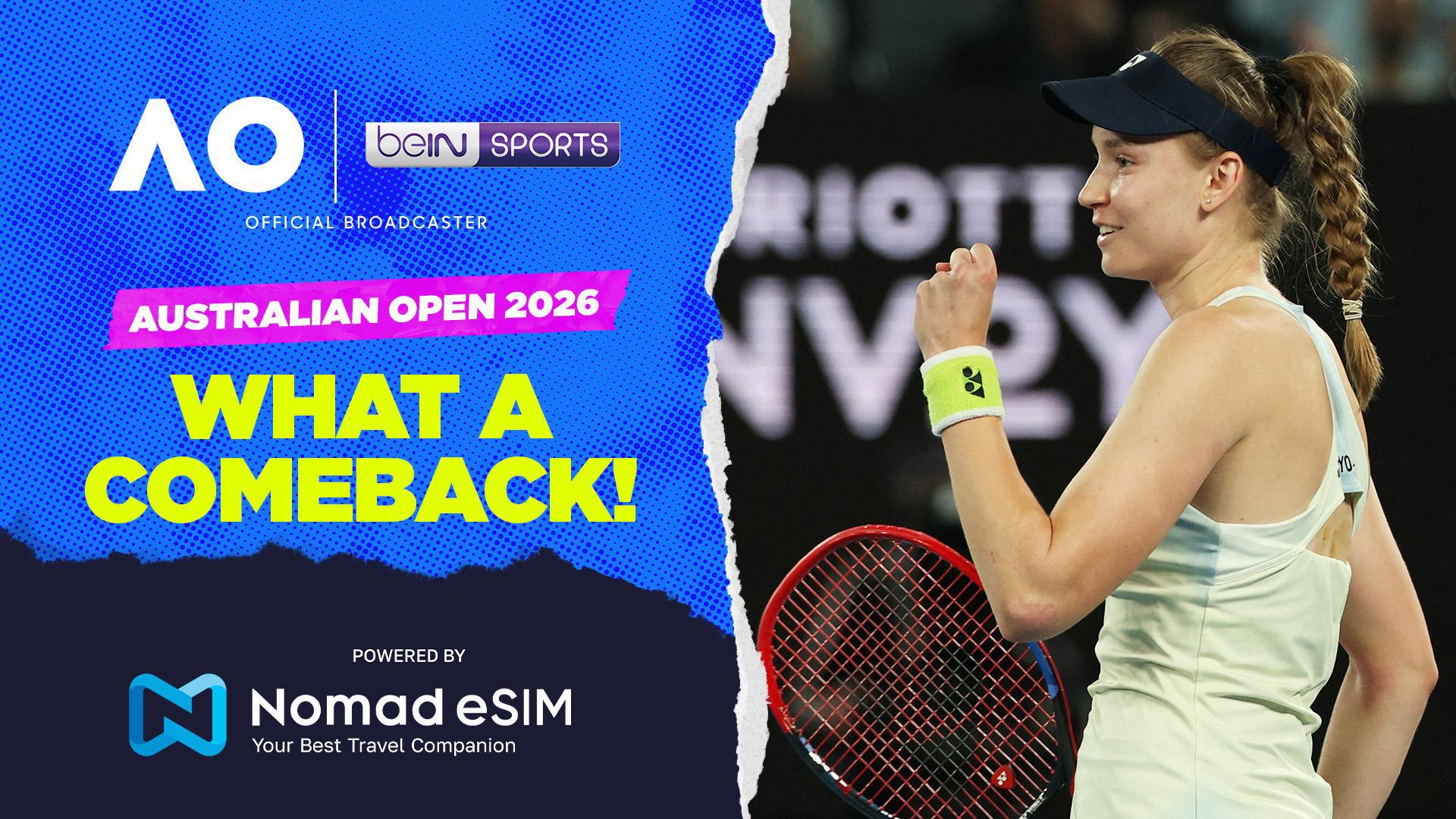 From 0-3 to 6-4: How Rybakina won her first title Down Under | Australian Open 2026 | Moments