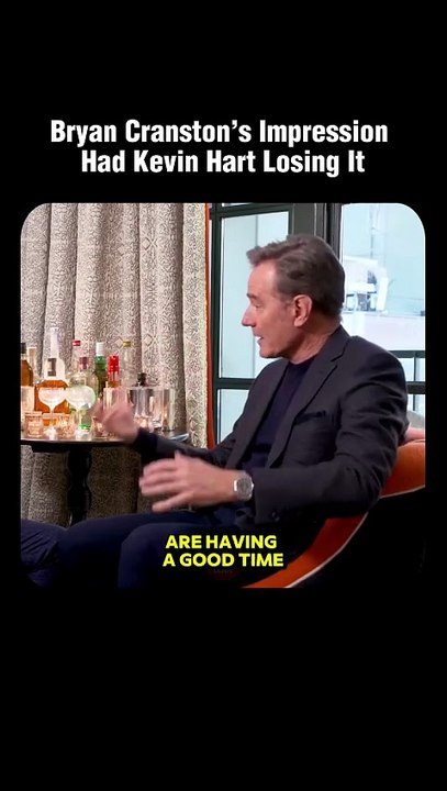 Bryan Cranston Breaks Kevin Hart With This Impression #shorts